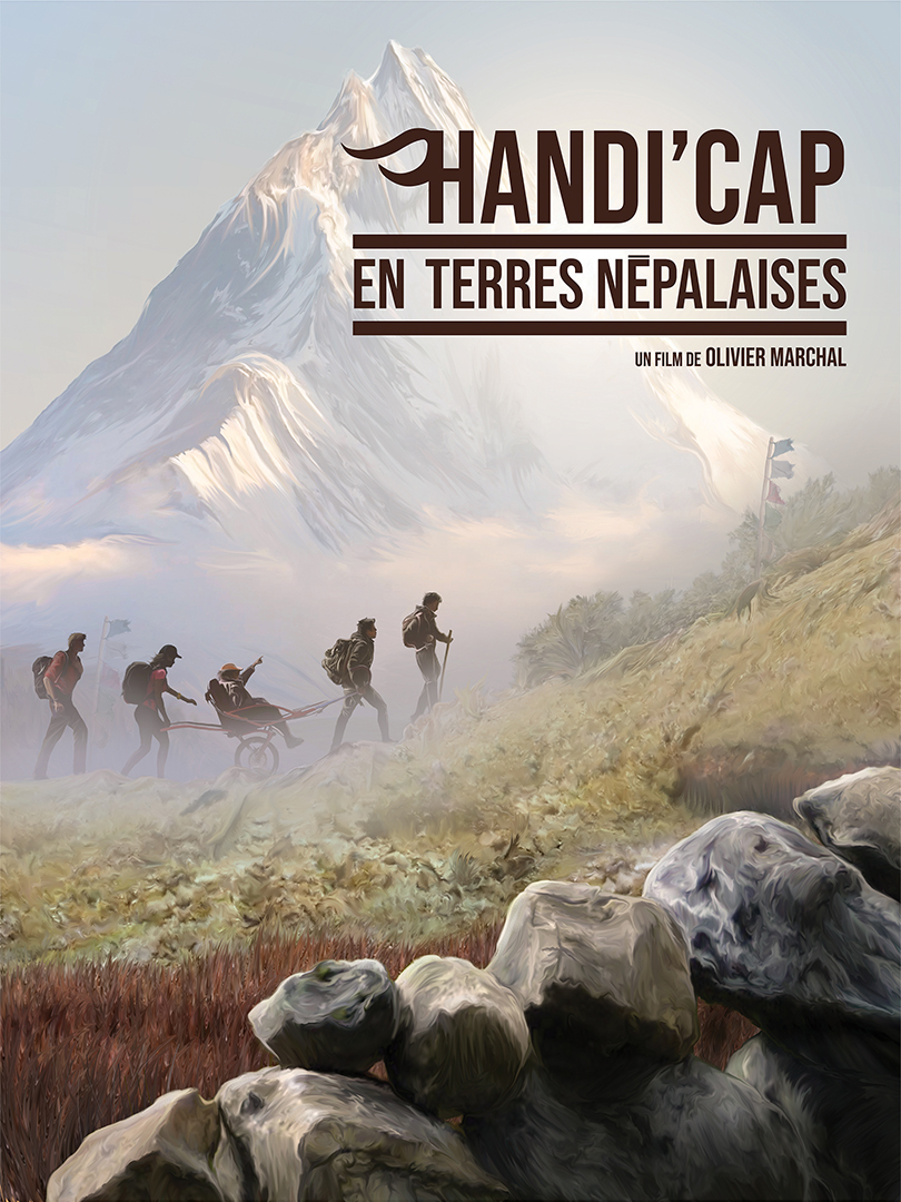 Affiche documentaire Handi'Cap en Terre Népalaise de Olivier Marchal